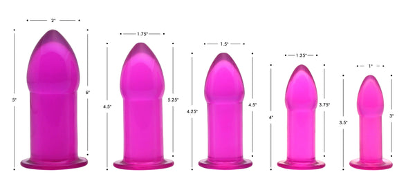 5 Piece Anal Trainer Set - Purple