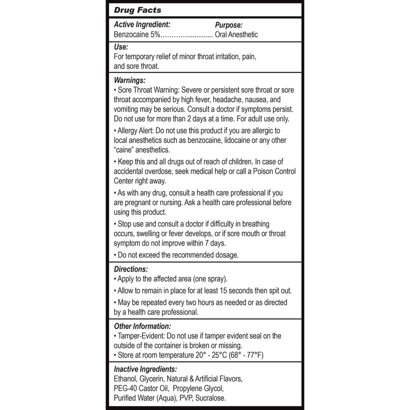 Suck It Throat Desensitizing Oral Sex Spray - 2 oz