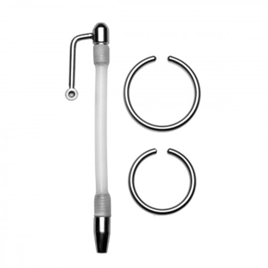 Inertia Flexible Silicone Cum Thru Penis Plug