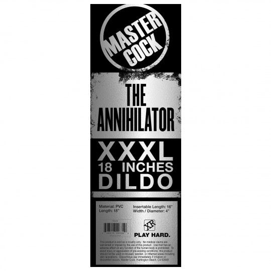 The Annihilator XXXL 18 Inch Dildo