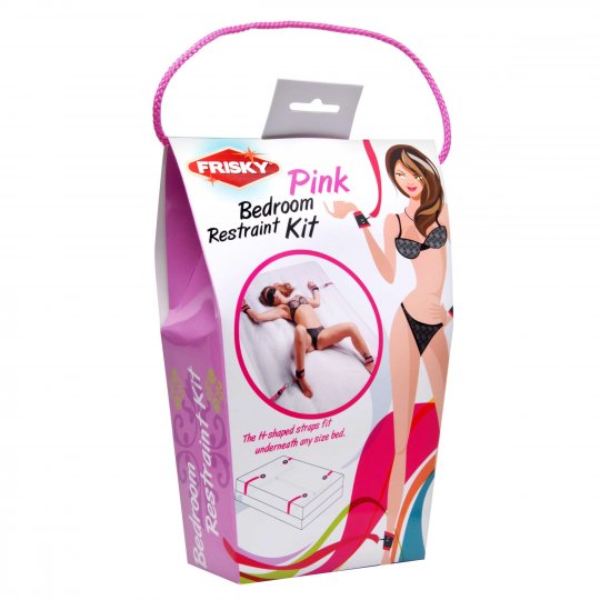Frisky Pink Bedroom Restraint Kit