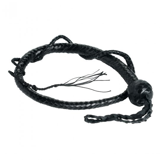 3 Foot Snakewhip 12 Plait - Black