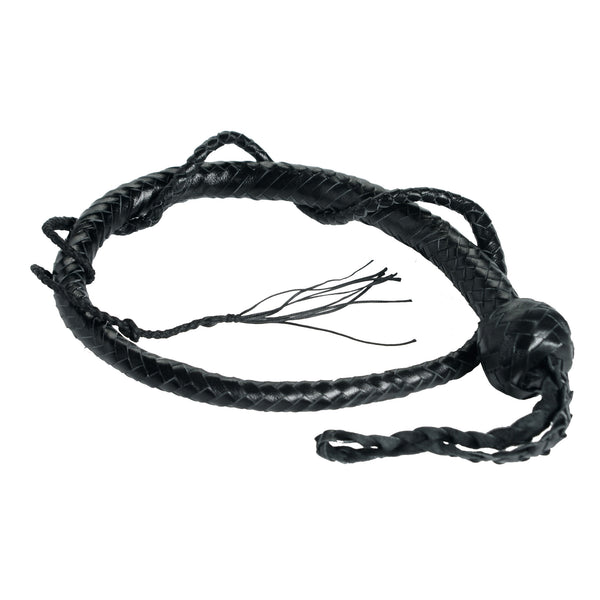 3 Foot Snakewhip 12 Plait - Black