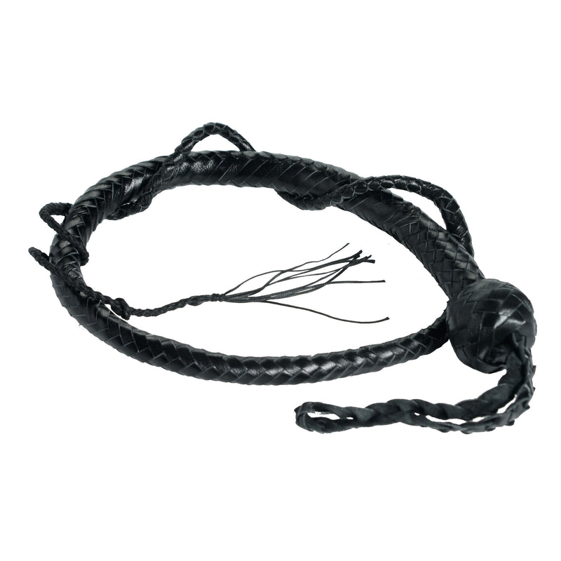3 Foot Snakewhip 12 Plait - Black