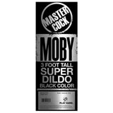 Moby Huge 3 Foot Tall Super Dildo - Black