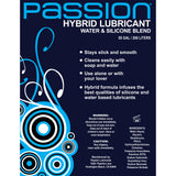 Passion Water and Silicone Blend Hybrid Lubricant - 55 Gallon