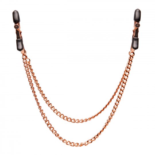 Copper Double Chain Nipple Clamps