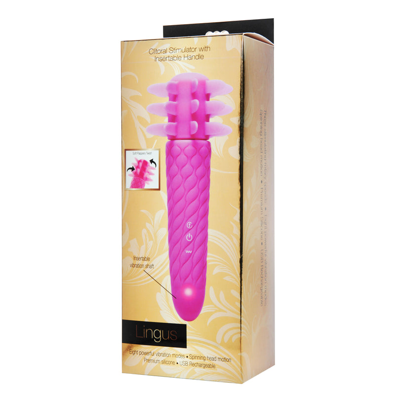 Lingus Clitoral Stimulator with Insertable Vibe Handle