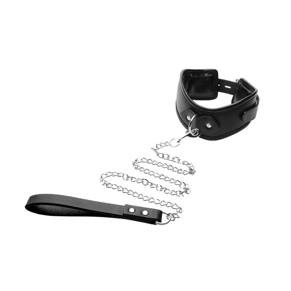 Padded Locking Posture Collar with Leash