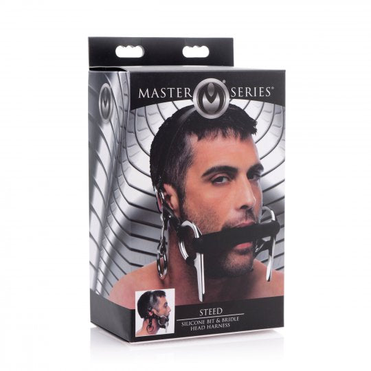 Steed Silicone Bit and Bridle Head Harness
