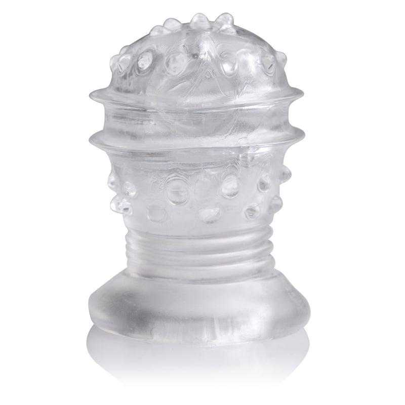 Clear Vibrating Penis Head Teaser