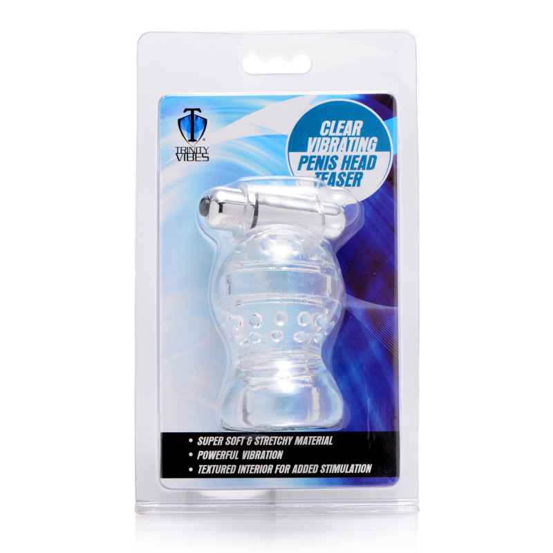 Clear Vibrating Penis Head Teaser