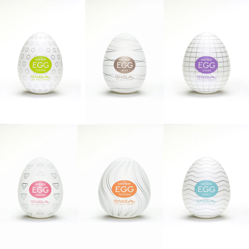 Easy Beat Egg Six Color Masturbator Six Pack