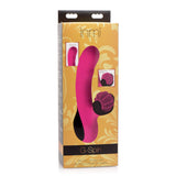 G-Spin Silicone Vibrator with Spinning Clitoral Stimulator