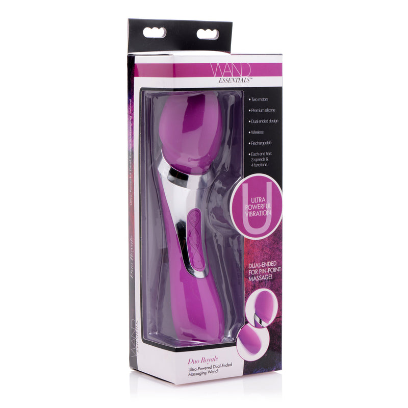 Duo Royale Ultra Powered Dual Ended Silicone Massaging Wand