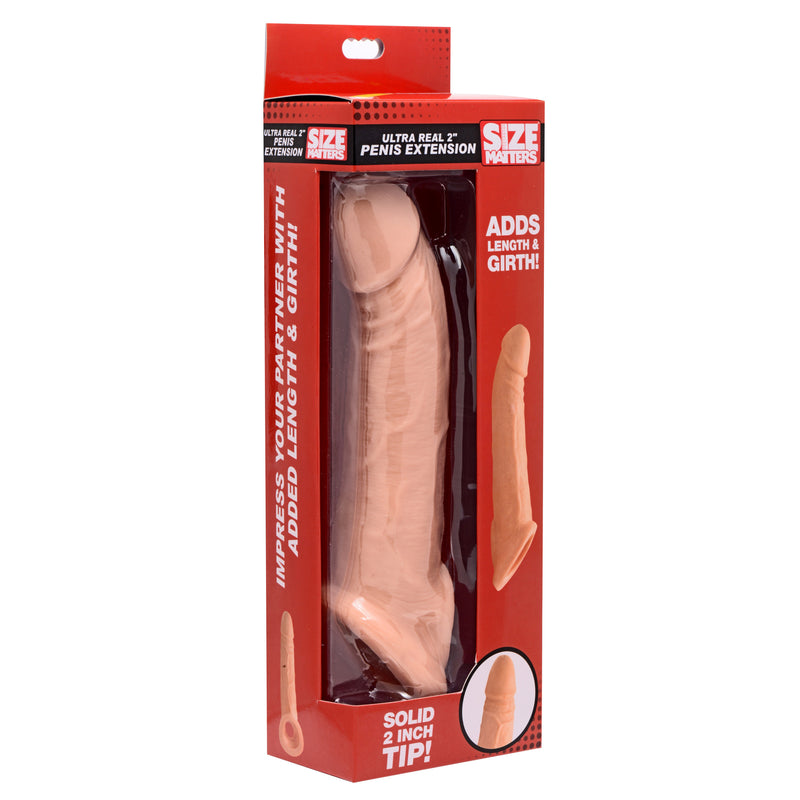 Ultra Real 2 Inch Solid Tip Penis Extension