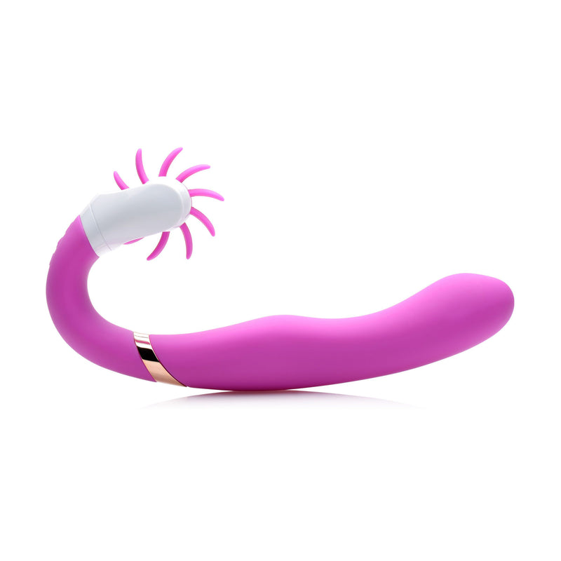 G-Licker 12X Silicone Vibe with Clitoral Stimulation