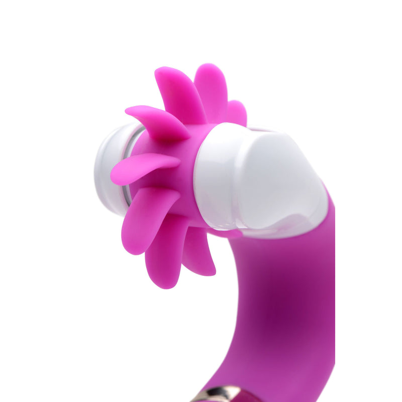 G-Licker 12X Silicone Vibe with Clitoral Stimulation