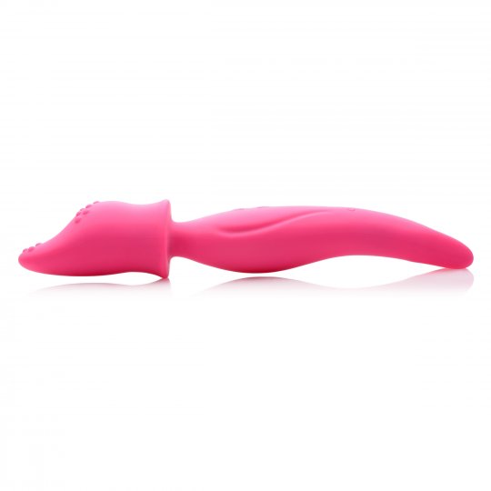 Dual Diva 2 in 1 Silicone Massager- Pink