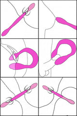 Double Thump 7x Rechargeable Silicone Double Dildo