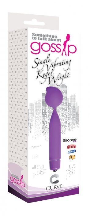 Gossip Single Vibe Kegel Weight Violet