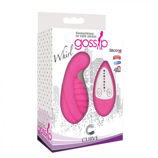 Whirl 4x Silicone Remote Vibe - Pink