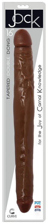 JOCK 16 Inch Tapered Double Dong Brown