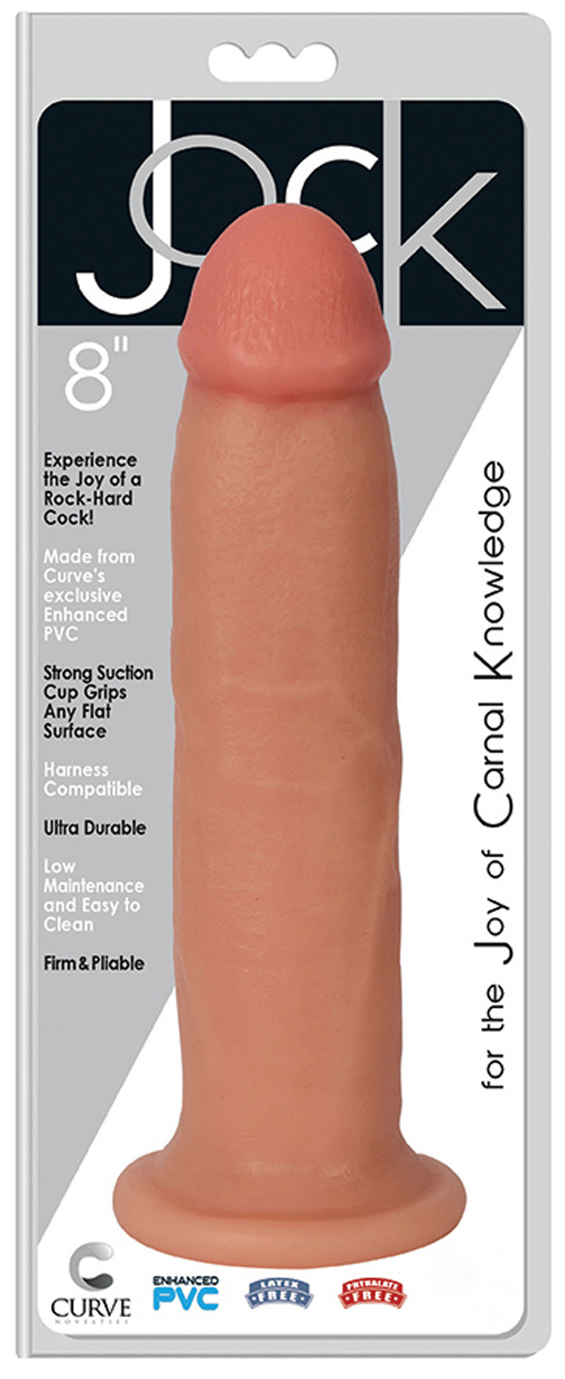 JOCK 8 Inch Dong  Flesh