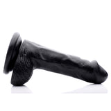 5 Inch Realistic Suction Cup Dildo- Black