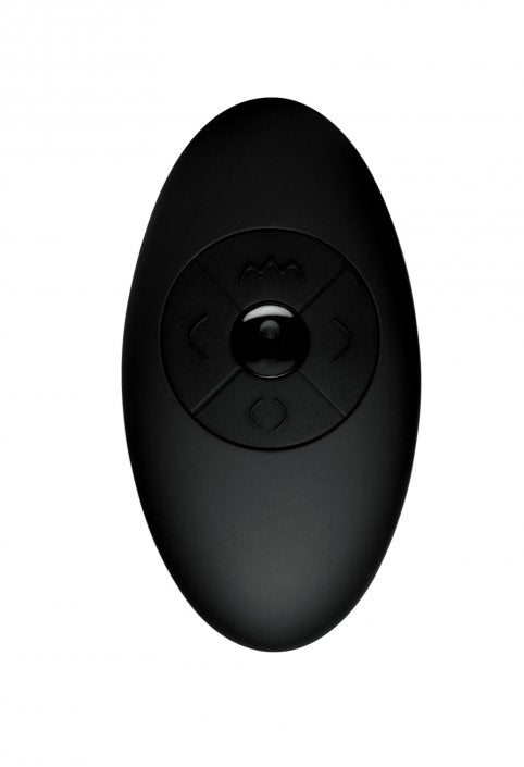 Silicone Vibrating and Thrusting Plug with Remote Control