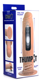 Kinetic Thumping 7X Remote Control Dildo - Large