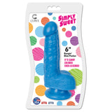 6 Inch Bangin Pecker Dildo - Blue