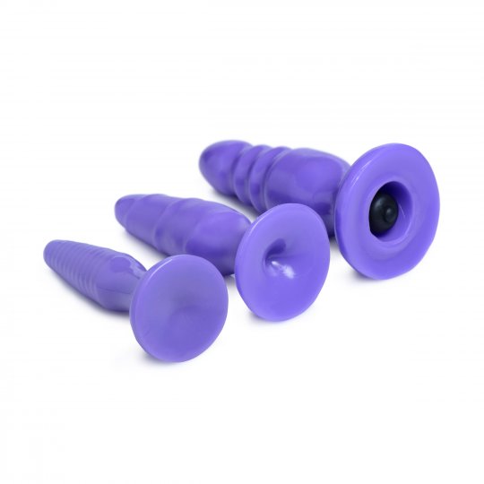 Vibrating Anal Fun Trio - Purple