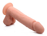 Big Shot Vibrating Remote Control Silicone Dildo with Balls - 10 Inch