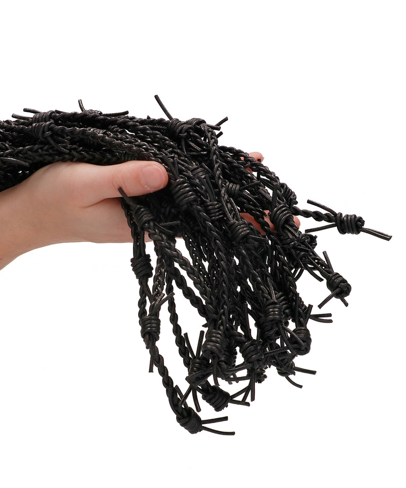 Leather Barbed Wire Flogger