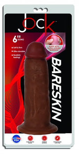 Jock Dark Bareskin Dildo - 6 Inch
