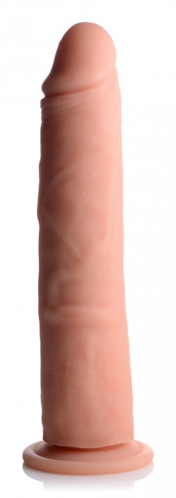 Vibrating and Rotating Remote Control Silicone Dildo - 9 Inch