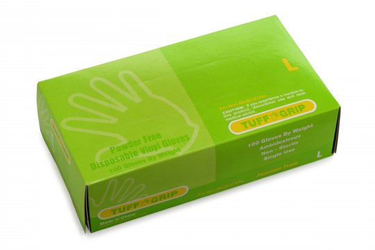 Vinyl Powder Free Gloves - Large