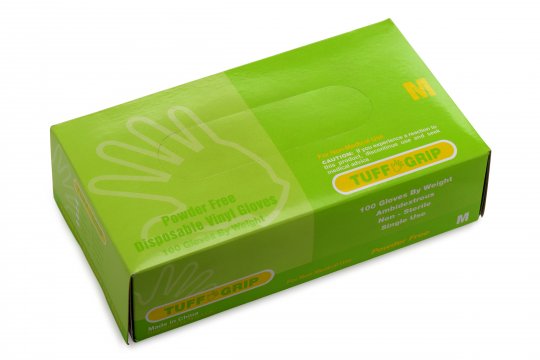 Vinyl Powder Free Gloves - Medium