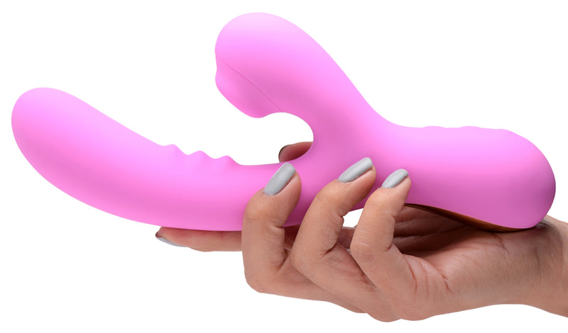 8X Silicone Suction Rabbit - Pink