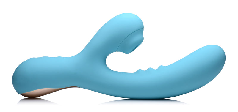 8X Silicone Suction Rabbit - Teal