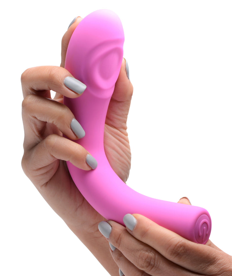 5 Star 9X Pulsing G-spot Silicone Vibrator - Pink