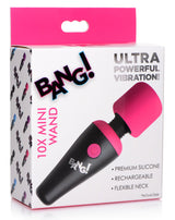 10X Ultra Powerful Silicone Mini Wand - Pink