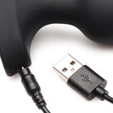 28X Laser Fuck Me Silicone Anal Plug with Remote Control - Medium