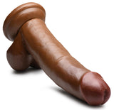 JOCK 8 Inch Dong with Balls Brown