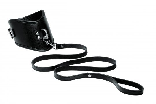Isabella Sinclaire Leather Posture Collar with Leash
