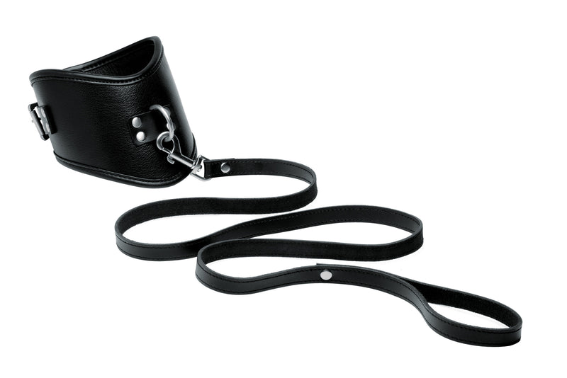 Isabella Sinclaire Leather Posture Collar with Leash
