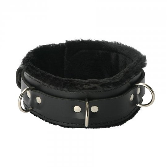 Strict Leather Premium Fur Lined Locking Collar- SM