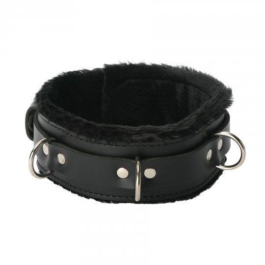 Strict Leather Premium Fur Lined Locking Collar- XL